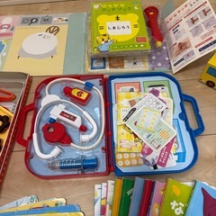 しまじろう 絵本 玩具 タッチペン 知育セットの画像