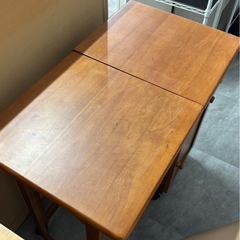 山善 折りたたみデスク　の画像