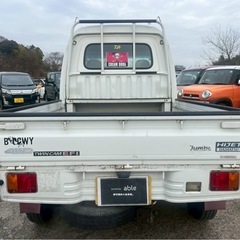 【支払総額19.8万円】ハイゼットジャンボ4WD車検令和8年12月機関良好タイベル交換済み エアコンパワステ 即日納車ok リクライニング可能！の画像