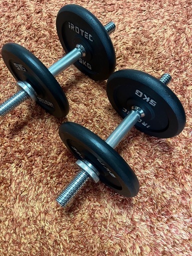 IROTEC(アイロテック)】アイアン ダンベル60KGセット（片手30kg×2個