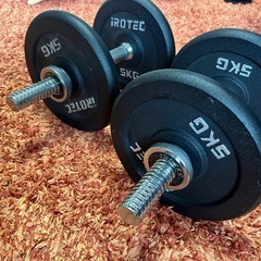 【IROTEC(アイロテック)】アイアン ダンベル60KGセット（片手30kg×2個) の画像