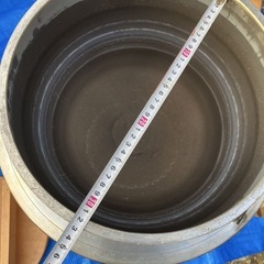 お正月 餅つき せいろ 蒸し器 木製 ダイヤ釜 古道具 レトロ 古民具 アンティーク 羽釜 餅付きの画像