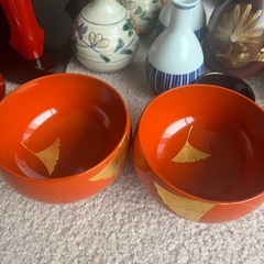 漆器、焼物、お椀などまとめての画像