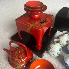 漆器、焼物、お椀などまとめての画像