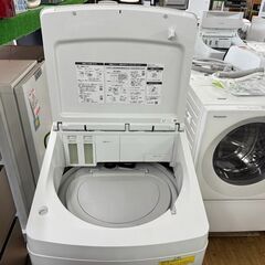 地域限定送料無料　美品【 Panasonic 】パナソニック 洗濯8.0㎏/乾燥4.5㎏ 洗濯乾燥機 液体洗剤・柔軟剤 自動投入 泡洗浄＆パワフル立体水流 NA-FW80K7の画像