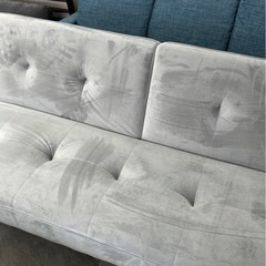 ソファベッド グレー系 布地の画像