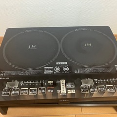山善　2口IH調理器 　YEH-1456　1400W　煮込みモード　揚げ物の画像