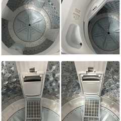 R084 ☀️ 2023年製の高年式♪ TOSHIBA 洗濯機（洗濯4.5㎏) AW-45GA2 ⭐ 動作確認済 ⭐ クリーニング済の画像