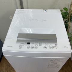 R084 ☀️ 2023年製の高年式♪ TOSHIBA 洗濯機（洗濯4.5㎏) AW-45GA2 ⭐ 動作確認済 ⭐ クリーニング済の画像