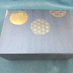 未使用品 石塚硝子 プレミアム丸紋枡酒グラス アデリア グラス×1 枡×1 冷酒グラス 日本酒グラス 枡酒 札幌 西岡店の画像