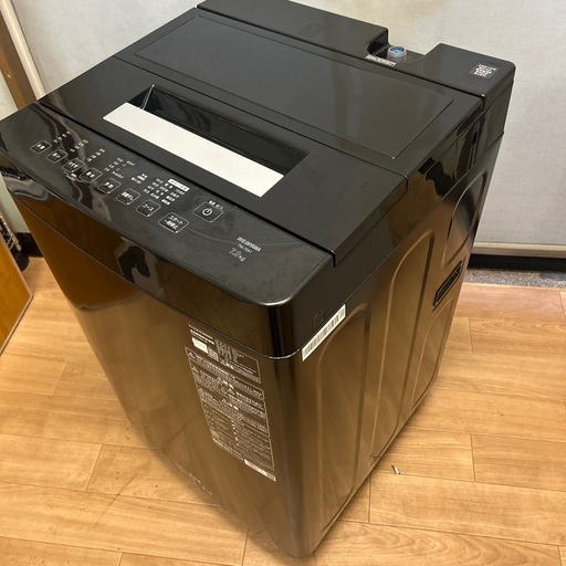 【引取】アイリスオーヤマ全自動電気洗濯機2024年製 7キロTNI-70A1
