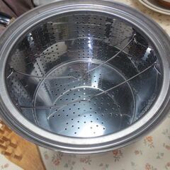 未使用　パスタ茹で鍋の画像