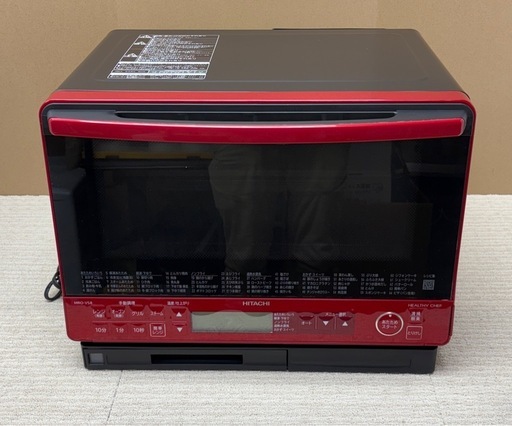 ☆中古☆ 訳あり 日立 MRO-NS8 電子レンジ ヘルシーシェフ（日立 スチームオーブンレンジ 中古 日立 スチームオーブンレンジ 31L 過熱水蒸気 ヘルシーシェフ フラット庫内 お手入れ簡単 MRO-VS8 2019年製