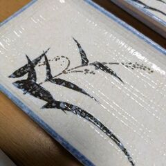 角皿　焼き魚　焼物皿の画像