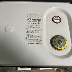 サンダイヤ 200型 ホームタンク KS1-201N 容量188L 屋内外共用タイプ 中はサビ無し 蓋付き 灯油タンク オイルタンク 中古品 ④の画像