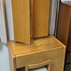 美品⭐︎ニトリ　三面鏡　ドレッサーの画像