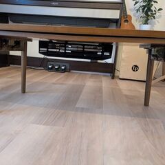 木製 こたつテーブル（長方形）電源コード付き ※無料・引取限定の画像