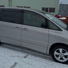 エスティマ★現25万★元茨城車寒冷地★両側電動やオプション多数★実働★4WD★R9年6月29日★解体予定★25日まで★2400cc の画像