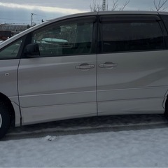 エスティマ★現25万★元茨城車寒冷地★両側電動やオプション多数★実働★4WD★R9年6月29日★解体予定★25日まで★2400cc の画像