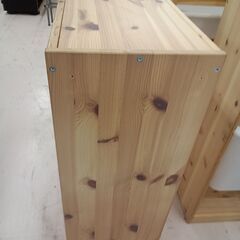 リユースのサカイ栃木店★ジモティ割あり★  棚 ベージュ W44×D30×H91 クリーニング済み TC12063の画像