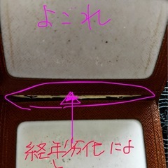 修理必要　ジャンク品　LOUIS VUITTON  パスケースの画像