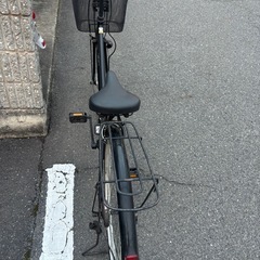 27インチ黒　ママチャリ　自転車の画像