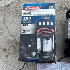 ランタン　電気　キャップ　中古品　LEDライト　の画像