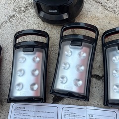 ランタン　電気　キャップ　中古品　LEDライト　の画像