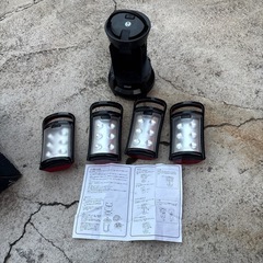 ランタン　電気　キャップ　中古品　LEDライト　の画像