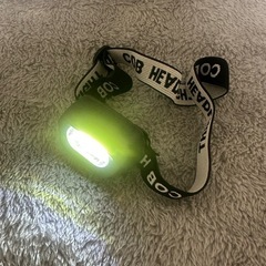 【お話し中】ダイソー　COBヘッドライトの画像