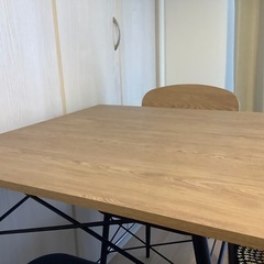 ダイニングテーブル&椅子2脚セット【自宅引取】の画像