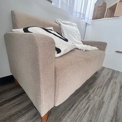 ソファー本体、カバー、クッション3点セットの画像