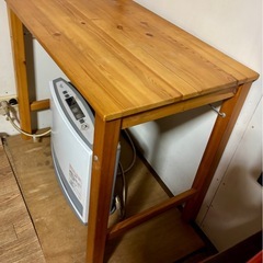 無印良品パイン折りたたみ机　の画像