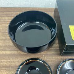 【お売りします】 漆器　KANSAI　茶菓もてなし揃い　お皿セット　未使用の画像