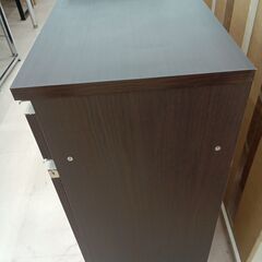 リユースのサカイ栃木店★ジモティ割あり★  キッチンラック ダークブラウン W47×D35×H84.5 クリーニング済み TC12066の画像