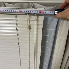 アルミブラインド白　横170センチ×縦120センチの画像