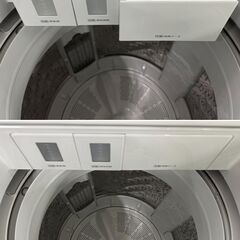 地域限定送料無料　超美品【 Panasonic 】パナソニック 洗濯8.0㎏ 全自動洗濯機 液体洗剤・柔軟剤 自動投入 スマホで洗濯 自動槽洗浄 NA-FA80H6の画像