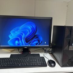 【DELL Vostro デスクトップPC＋BenQ 24インチFHDモニター セット】の画像