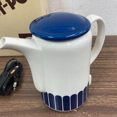 【お売りします】 矢野電産　HOT-POT　陶器製　電気ポット　0.5Lの画像