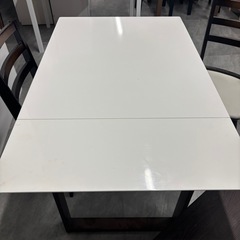 ニトリ 身長式ダイニングセット 椅子2脚 ベンチの画像