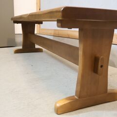 飛騨高山の家具メーカーibata interior(イバタインテリア)のオーク材を使用したダイニングベンチ。落ち着いた色合いとナチュラルな質感が魅力の2人掛け長椅子。シンプルデザインは和の空間にも♪の画像