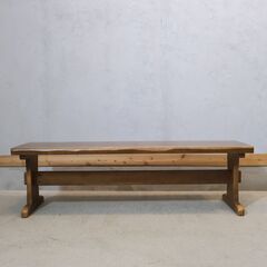 飛騨高山の家具メーカーibata interior(イバタインテリア)のオーク材を使用したダイニングベンチ。落ち着いた色合いとナチュラルな質感が魅力の2人掛け長椅子。シンプルデザインは和の空間にも♪の画像