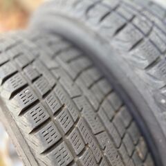 中古スタッドレスタイヤ＋ホイール　4本セット　145/80R13の画像
