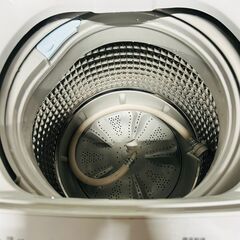 2023年製 Haier 全自動電気洗濯機 5.5kg JW-HS55B ハイアール 25L 北TO1の画像