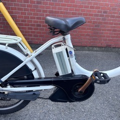 YAMAHA PAS babby  電動アシスト自転車 ホワイトの画像