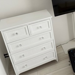 木製チェスト白
 の画像