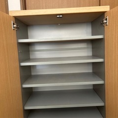 靴箱　シューズボックス　木製の画像