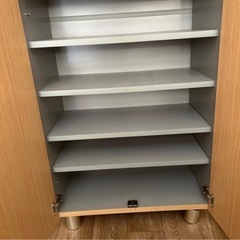 靴箱　シューズボックス　木製の画像