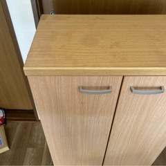 靴箱　シューズボックス　木製の画像