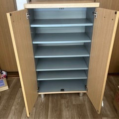 靴箱　シューズボックス　木製の画像